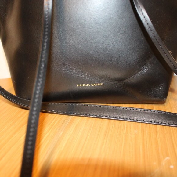Mansur Gavriel Leather Bucket Bag - Picture 3 of 5